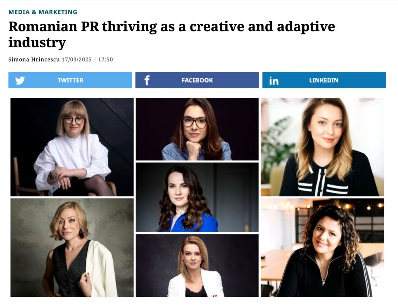 Romanian PR thriving as a creative and adaptive industry